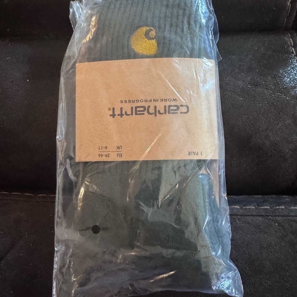 Carhartt Men's Olive Casual Socks